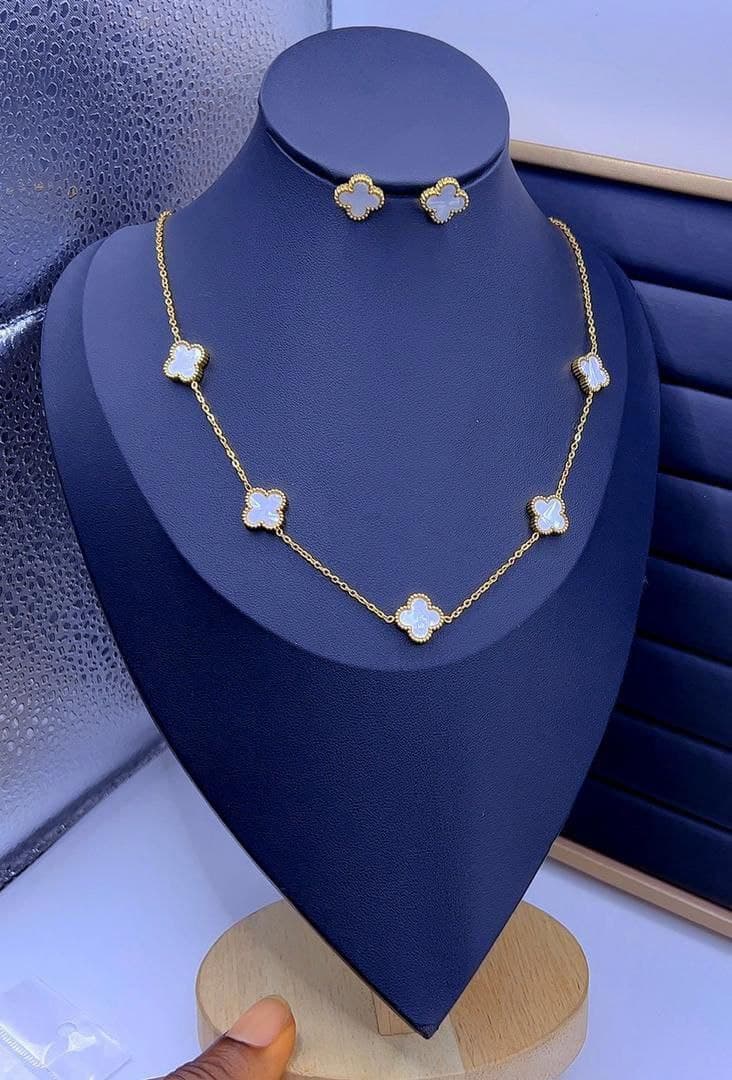 VCA NECKLACE AND EARRING