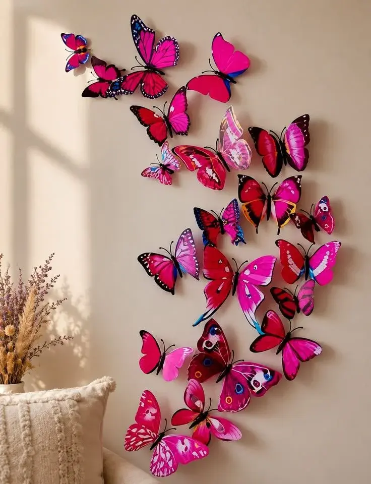 3D Butterfly stickers