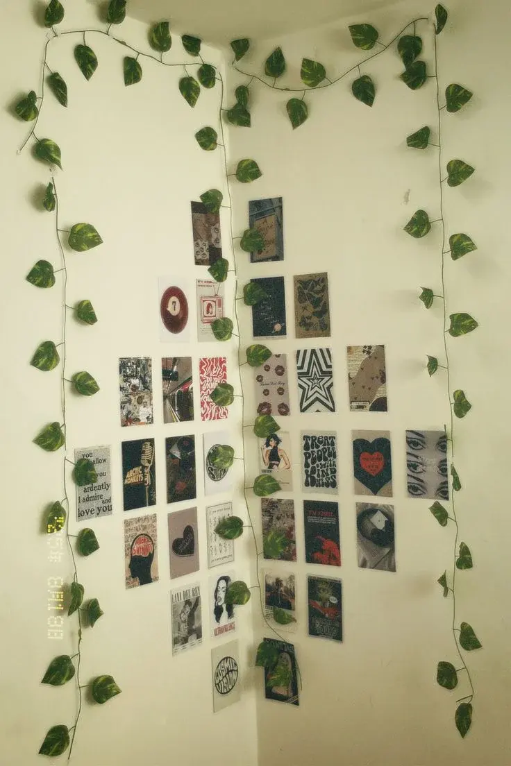 Vine leave and wall stickers